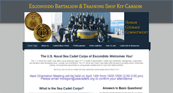 Desktop Screenshot of escondidobattalion.org